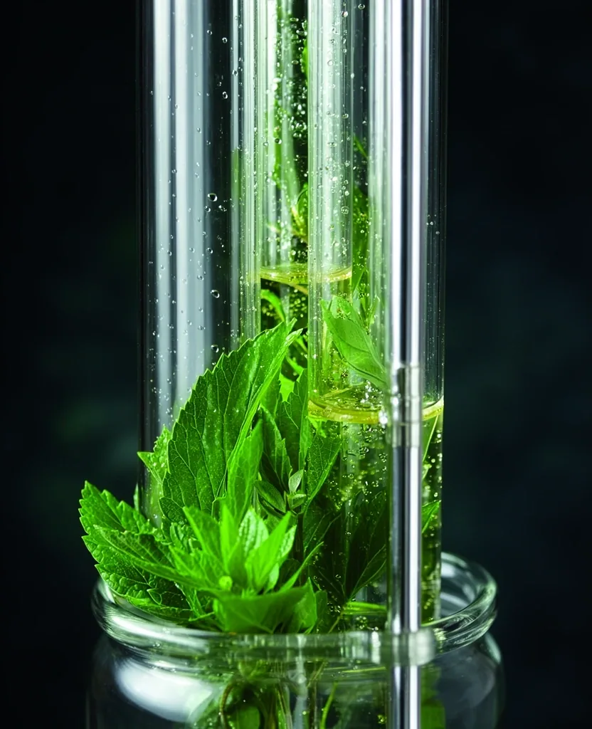 Proceso de extracción botánica